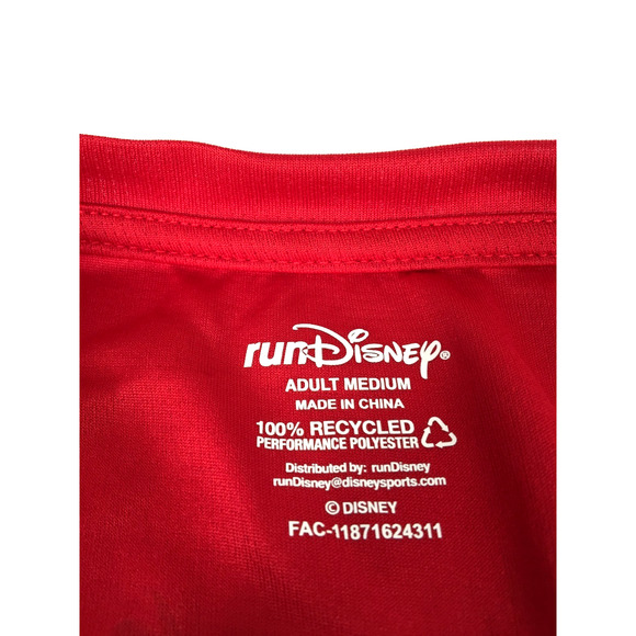 NWOT (M) Run Disney Marathon 2025 Walt Disney World Mens Long Sleeve T Red - Picture 6 of 11